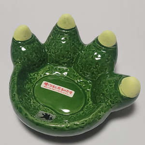 Smoking Implements: "Glows in the dark" Vintage Godzilla hand ashtray Ceramic ashtray Miscellaneous goods Small item holder Goods / GODZILLA