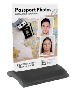 Photo Printer Paper: Passport Photo Sidewalk Sign
