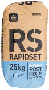 Sands Construction: Rapidset Concrete 25kg Dricon