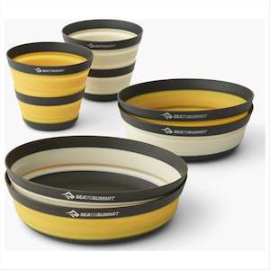 Sea To Summit: Sea To Summit Frontier Collapsible Dinnerware Set - 2P, 6 Pieces