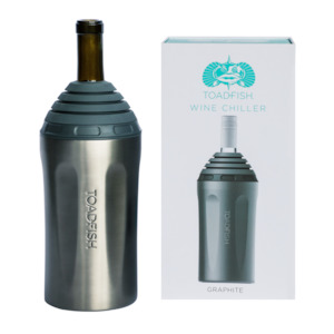 Drinkware: Toadfish Insulated Wine Chiller With Flexi-lock Pouring, Fits Most Bottles