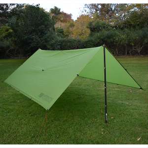 Ultralight Tarps: Orson Skyline Ultralight Tarp - 3x3m, 550g, 20D Ripstop Silnylon