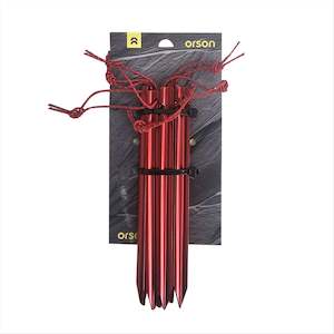 Tent Pegs And Stakes: Orson 15cm or 18cm Aluminium Y Tent Pegs - 6 Pack