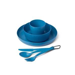 Sea To Summit: Sea to Summit Camp Dinnerware Set w/ Mesh Sack 6 Piece Cendre Blue