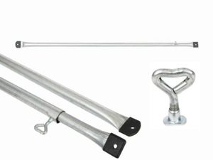 Adjustable Awning Spreader Pole 2.75m Flat Hook to Eye