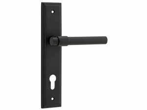 Door Handles: Iver Helsinki Levers On Stepped Long Plate Euro 85