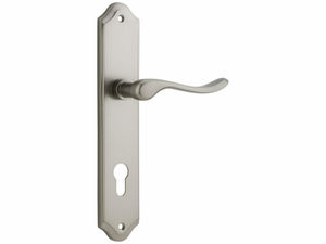 Door Handles: Iver Stirling Levers On Shouldered Long Plate Euro 85