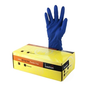 Bastion Latex Gloves Hi-Risk. Powder-Free - Interlab NZ