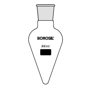 Pear-Shaped Flasks With Interchangeable Joint - Interlab NZ