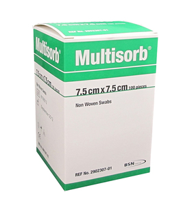 Products: Multisorb Non Woven Swabs, 4ply, Non-Sterile - Interlab NZ