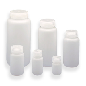 Natural Round Wide Mouth Bottle, LDPE - Interlab NZ