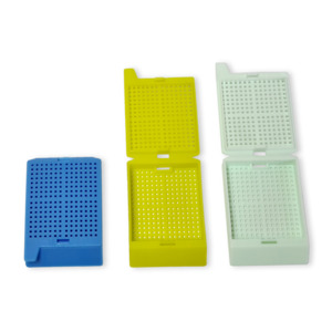 Embedding Cassettes Square Holes. Snap-Latch Lid - Interlab NZ
