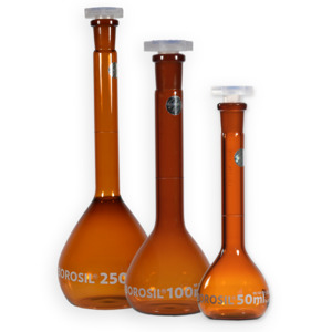 Volumetric Flasks. Amber Glass - Interlab NZ