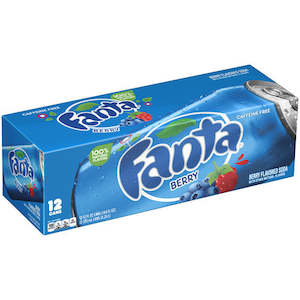 Drinks: Fanta Berry Cans 12ct BBD DEC 2025