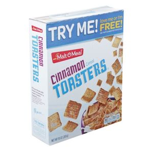 Cereal: Malt-O-Meal Cinnamon Toasters Cereal 12oz (340g) Dated April 24
