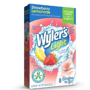 Sachet Drinks: Wylers Light Singles To Go Strawberry Lemonade (Sugar Free)