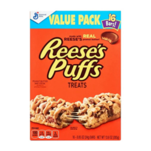 Reeses Puffs Treat Bars Variety Pack (28g) 16-Count (BBD April 2025)