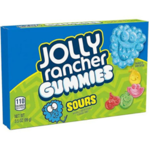 Theatre Box: DATED - May/ Sept 24 Jolly Rancher Gummies Sour Thr Box 11ct