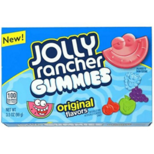 Theatre Box: DATED - JULY 2024
Jolly Rancher Gummies Theatre Box 12ct