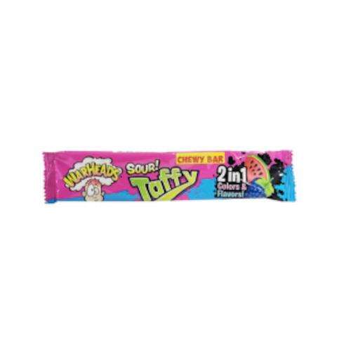 Warheads: Warheads Sour 2 in 1 Chewy Taffy Bar