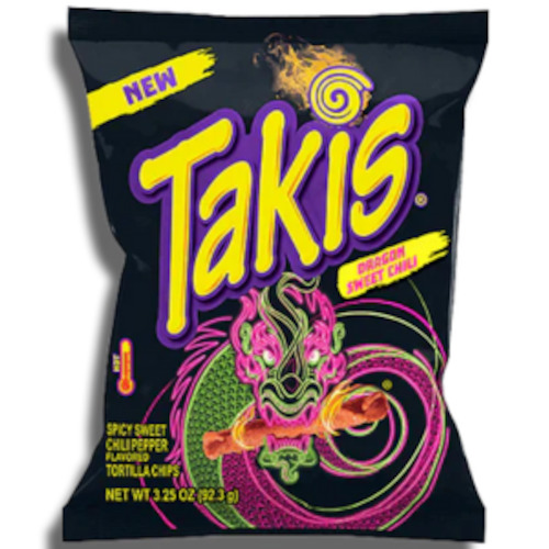 DATED - 12 Feb 2025 Takis DRAGON Spicy Sweet Chilli 2oz x 20