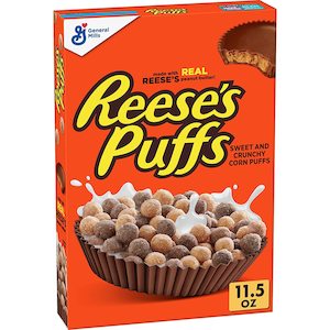 Cereal: Reeses Peanut Butter Puff 11.5oz Cereal