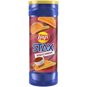 Chips: Lays Stax Mesquite BBQ single