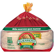 Tortillas: Guerrero - White Corn Tortillas Twin pack 2/55ct (Gluten Free)
