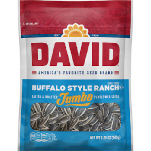 Sunflower Seeds: David Sunflower Seeds JUMBO Buffalo Ranch