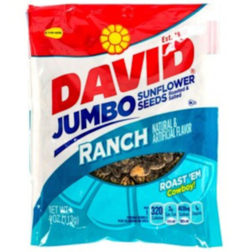 Sunflower Seeds: David Sunflower Seeds Ranch 106g