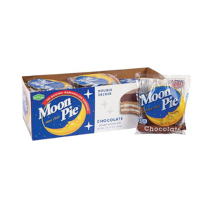 Baking: Moon Pie Double Decker Chocolate (78g) x9-Pack