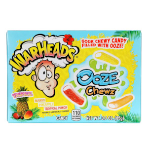 Theatre Box: Warheads Ooze Chews TROPICAL Theatre Box