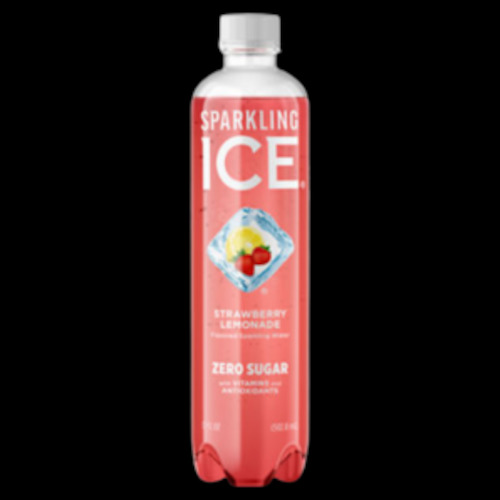 Sparkling ICE -  LEMONADE STRAWBERRY Flavoured Sparkling Water 17oz (500ml)