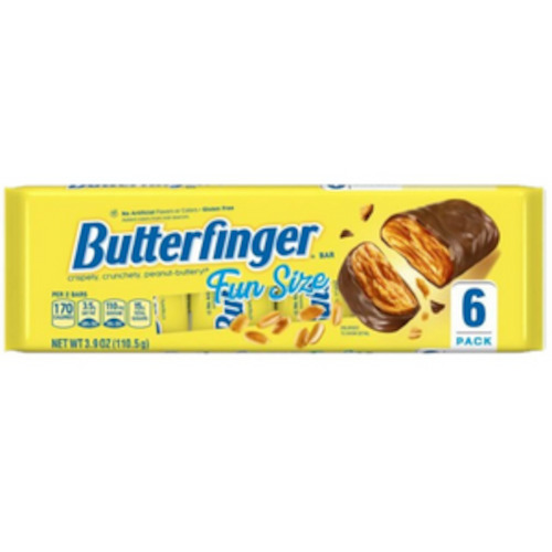 Confectionery: Butterfinger Funsize Bars 6-Pack