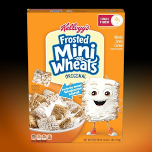 American Kellogg's Mini Wheats Bite Size Frosted Cereal 16oz (453g)