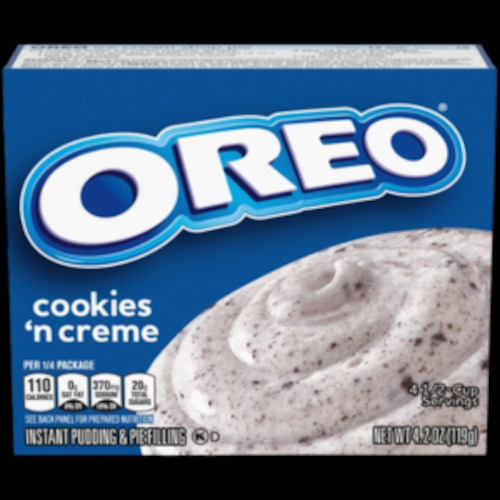 JELL-O Oreo Cookies N Cream Instant Pudding