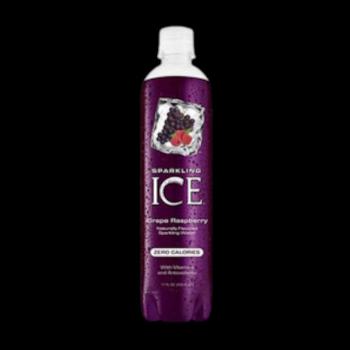 12 24 Pack Drinks: Sparkling ICE -  GRAPE RASPBERRY Flavoured Sparkling Water 17oz (500ml)