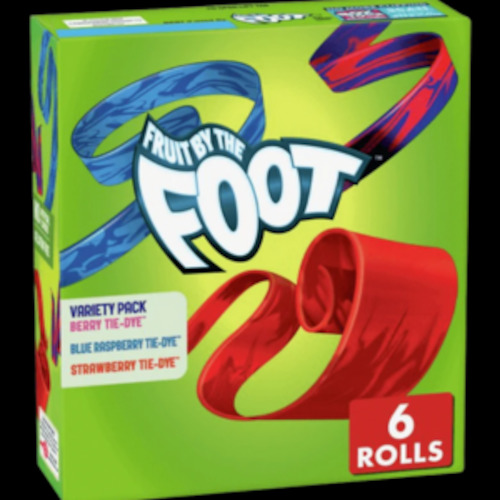 Fruit by the Foot Variety Pack  6 count (BBD 22 July 2025)