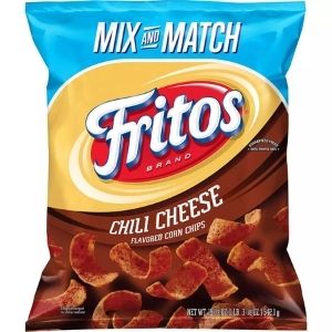 Snacks Crackers: Fritos Chili Cheese Corn Chips (Party Size bag)