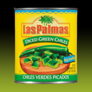 Mexican: Las Palmas Green Diced Chili 27oz (765g)