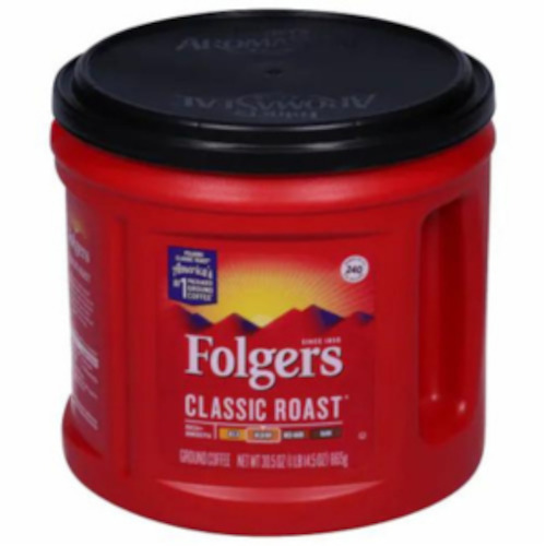 Coffee Creamers: Folgers Classic Roast Ground Coffee 734g