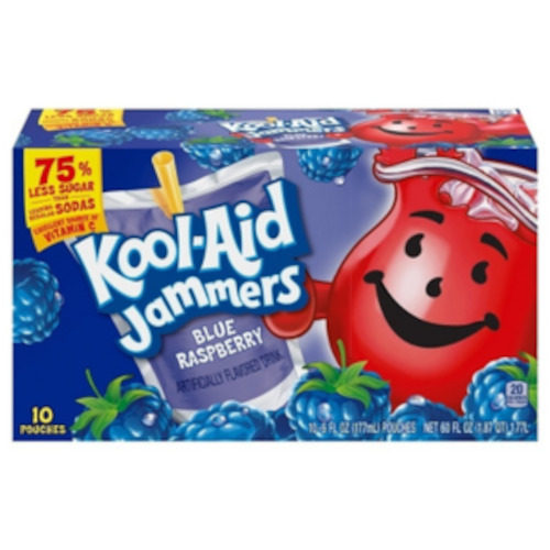 Kool Aid Jammers BLUE RASPBERRY 10CT