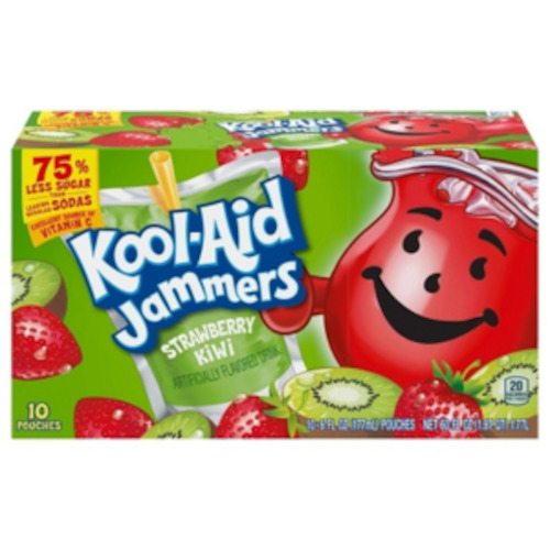 Kool Aid Jammers Strawberry Kiwi 10ct