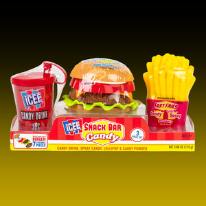New Arrivals: ICEE Snack Bar (Hamburger, fries, drink) CANDY 3pc