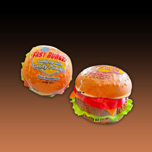 New Arrivals: Dip N Lik - Fast Burger Lollipop with Candy Powder Assorted 1ct