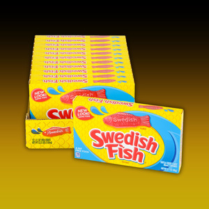 Confectionery: Swedish Fish Red Theater Box 12ct