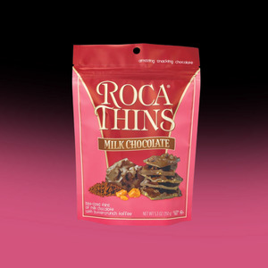 Chocolates: Brown & Haley Milk Chocolate ROCA Thins with Toffee 150g (5.3oz)