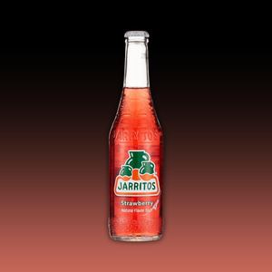 Bottle Drinks: Jarritos Bottle Strawberry Natural Flavour Soda