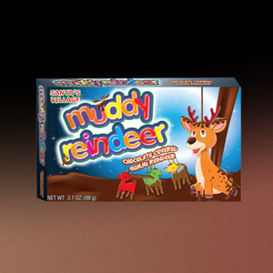 Theatre Box: Santa's Village Xmas MUDDY REINDEER Theater Box
