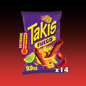 DATED - Nov 2025 Takis Fuego 9.9oz (280g) x14